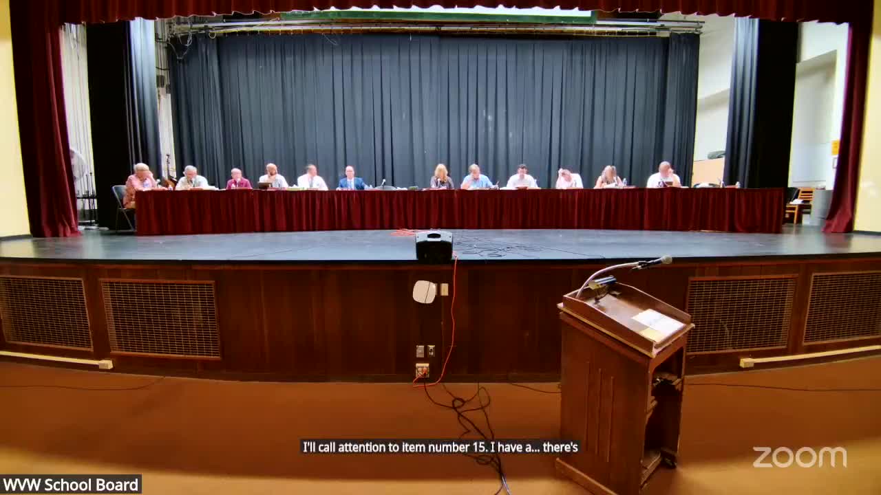 Wyoming Valley West SD board unanimously appoints Tim Needle to fill agenda item 15 vacancy