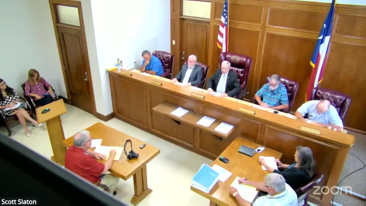 Commissioners accept $40,377.83 FEMA payment for debris-cutting labor and allocate funds by precinct