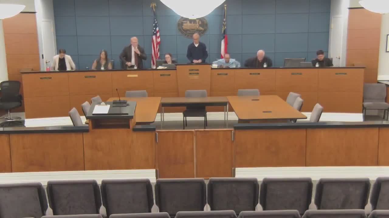 Participant moves to enter closed session citing "OCGA CD4"; vote not recorded in transcript