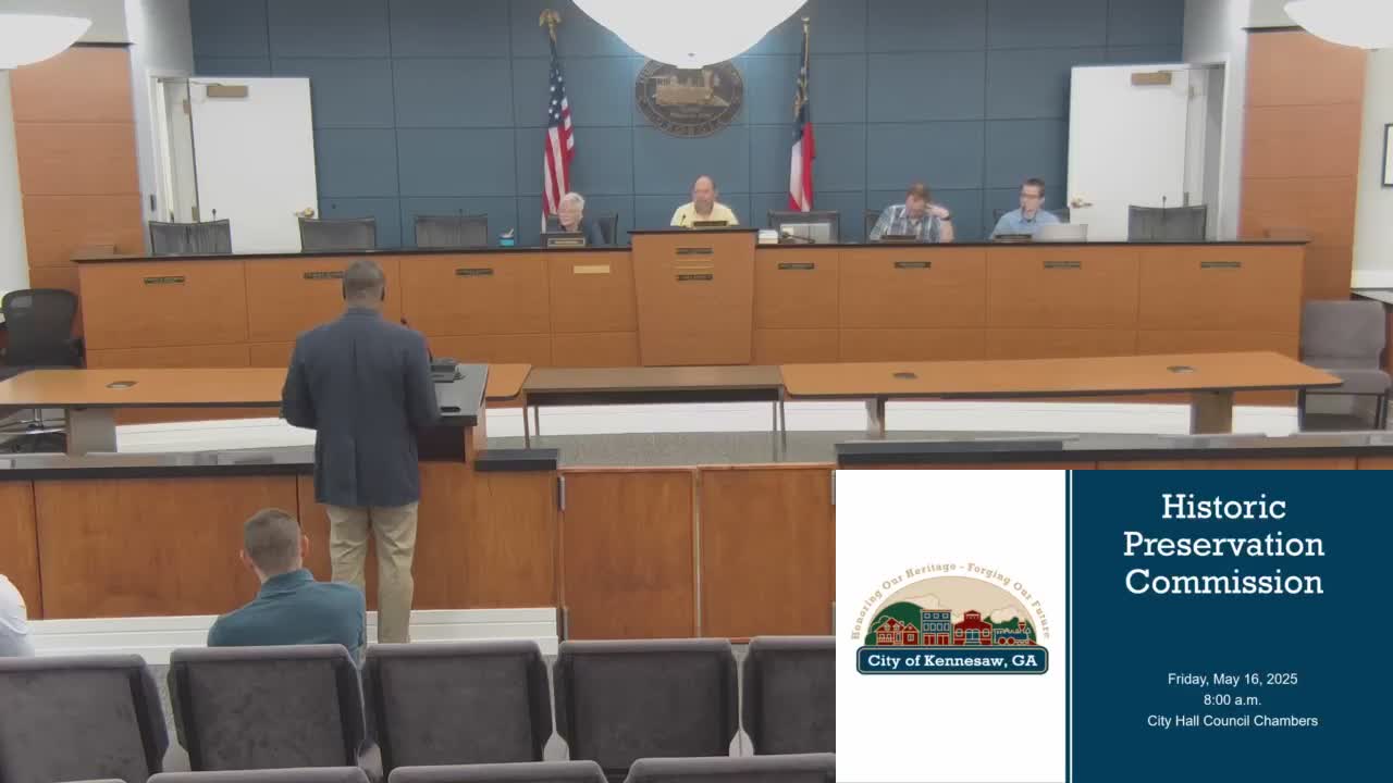 Kennesaw HPC approves dormer design changes at 2981 North Main contingent on engineered plans