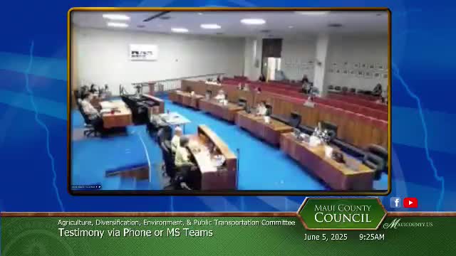 John Burrell advocates for Maui food truck legislation at county meeting