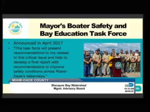 Biscayne Bay task force schedules first meeting and unveils specialty license plates