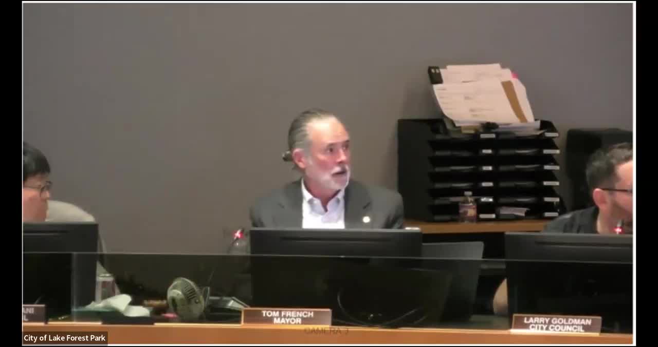 Lake Forest Park Council selects candidate for temporary position amidst procedural debate