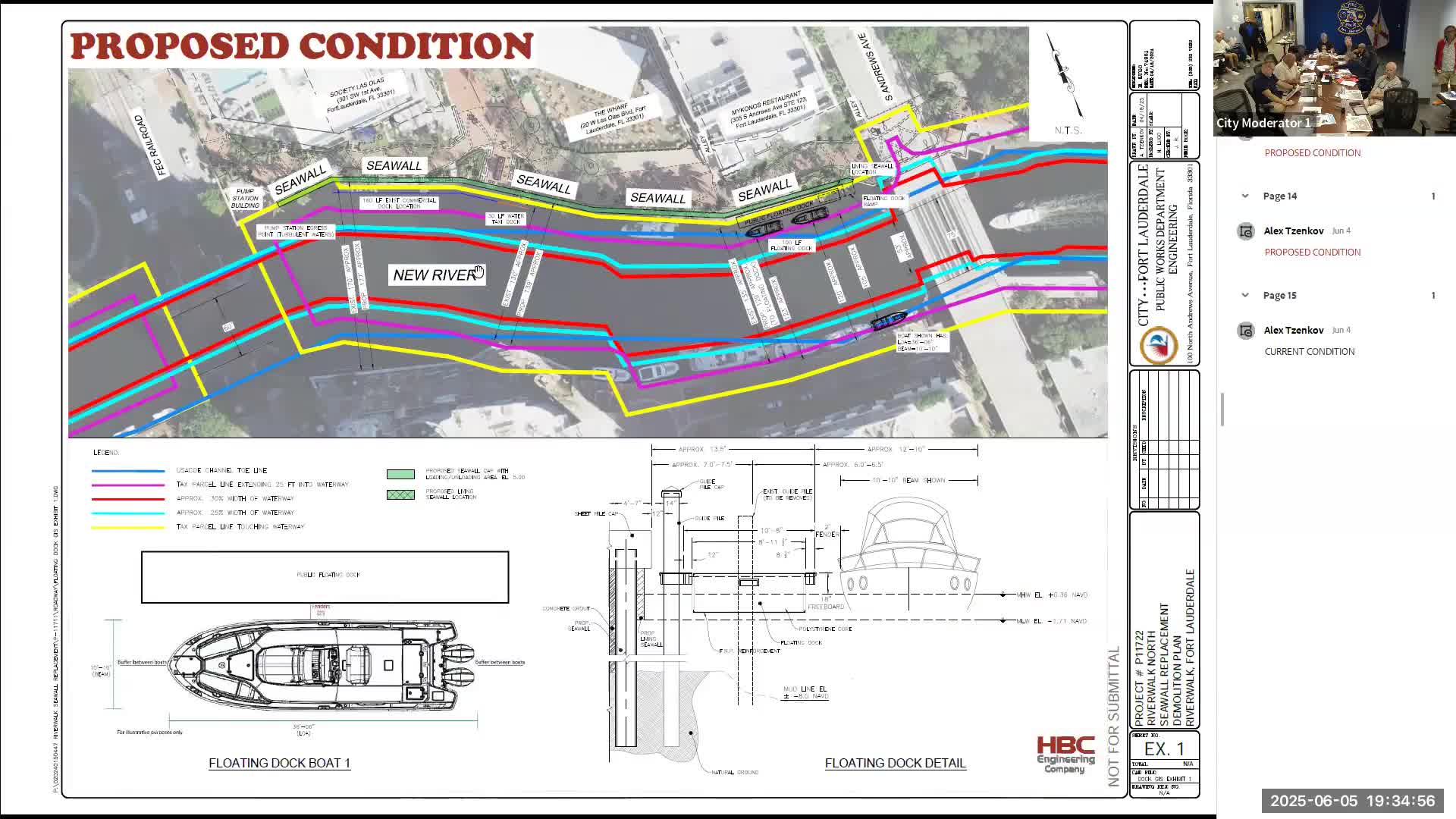 City plans new seawall and floating dock project along waterfront
