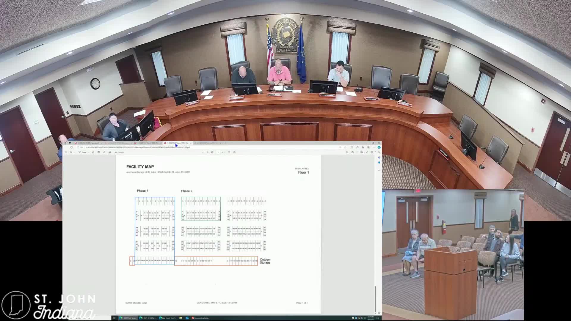 BZA grants variance for 23 outdoor storage lots at 9550 Hart Street; neighbor raises drainage concern
