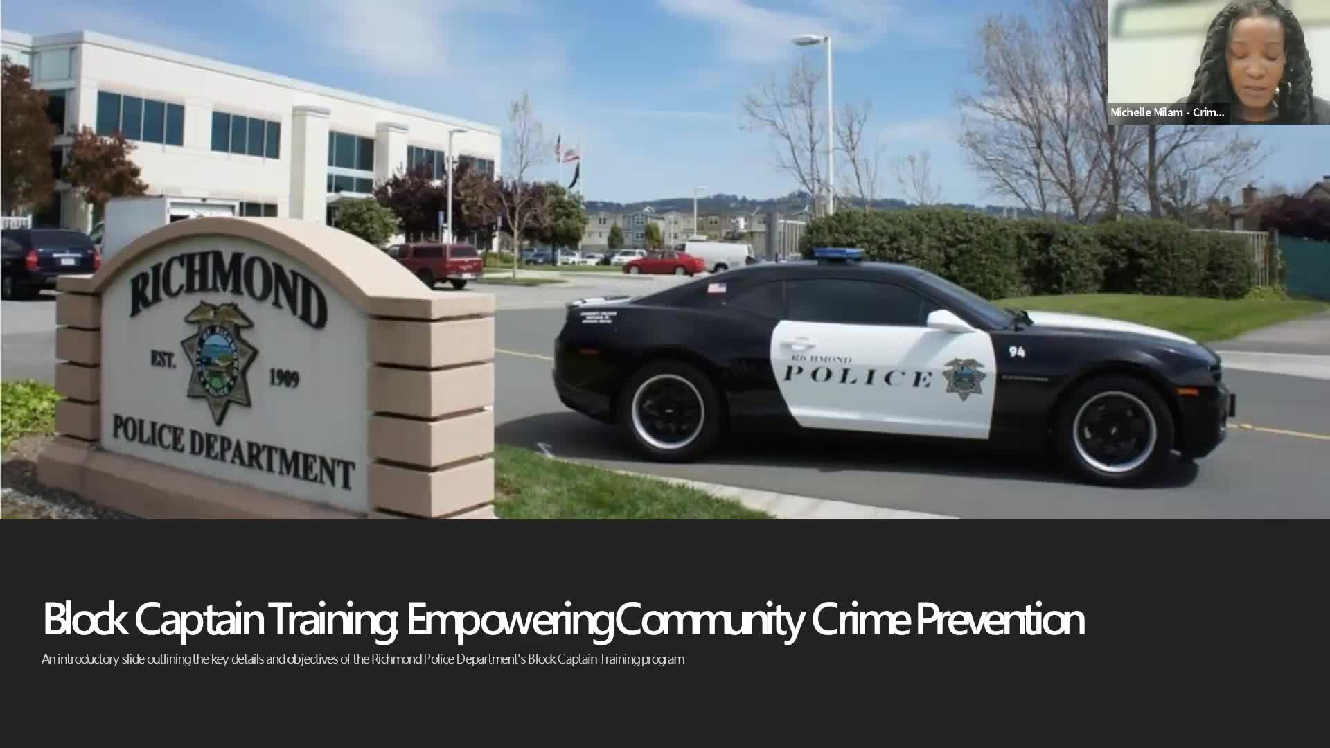 Community meeting educates residents on becoming block captains for neighborhood safety