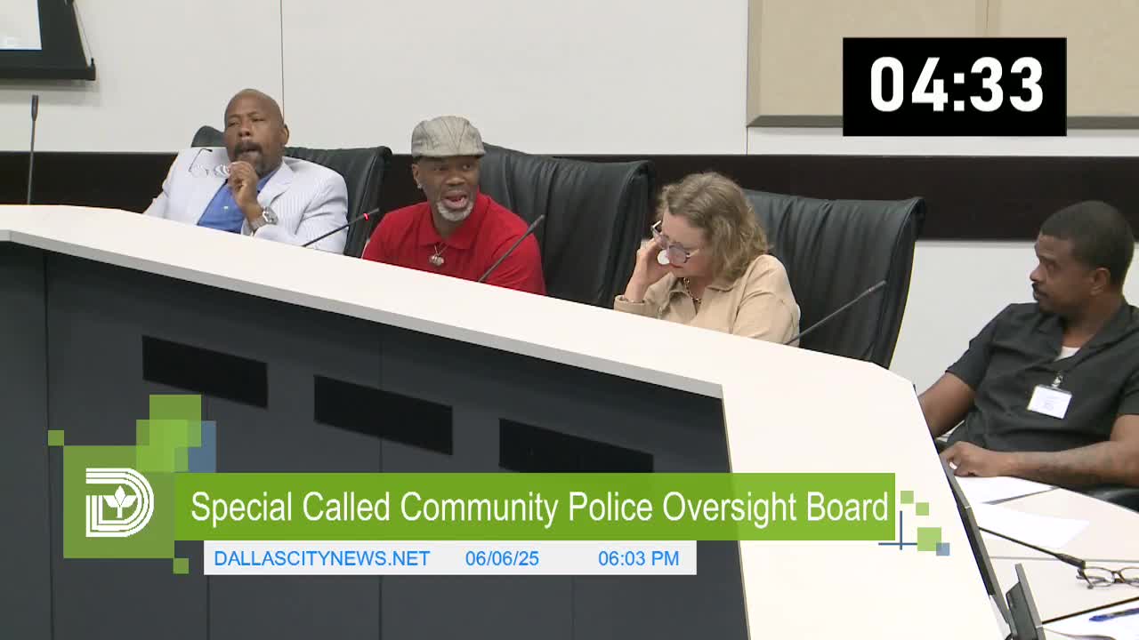 Dallas Council debates police authority and need for judicial warrants