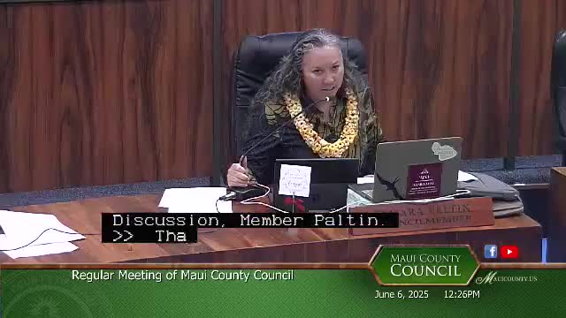 Maui Council debates transparency amendments impacting staff salary evaluations