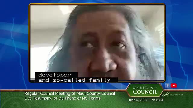 Residents express concerns over luxury housing developments in Maui