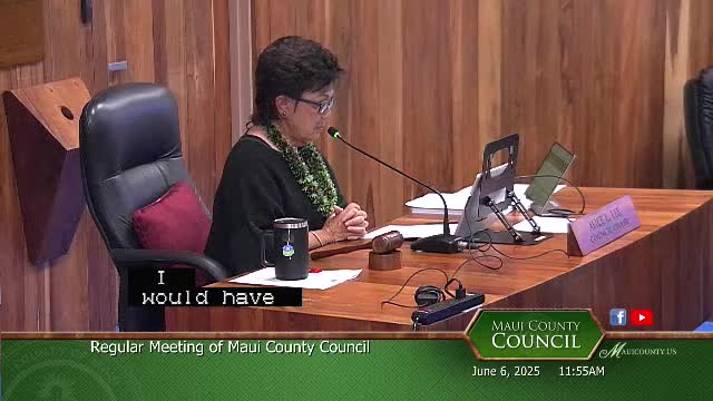Maui County Council debates Bill 49 salary increase amidst OCS staff concerns