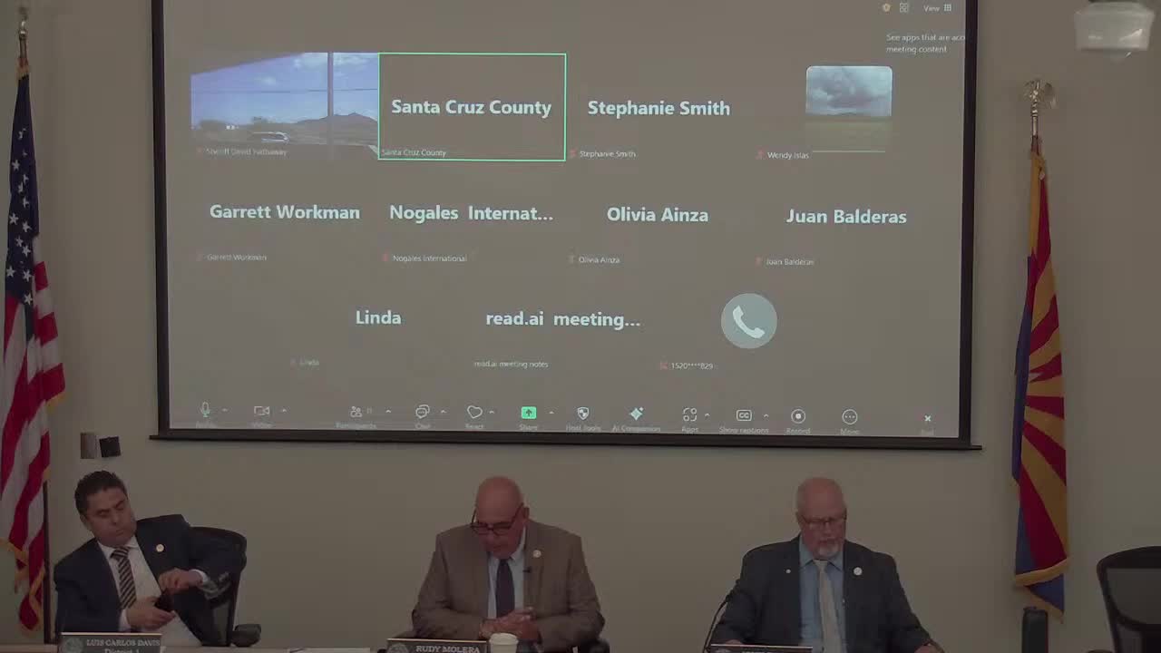 Rio Rico Board adopts agenda led by Camila Carbajal's pledge of allegiance