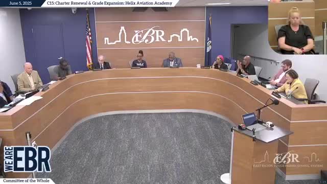 Preston Castillo praises Helix Academy's partnership with East Baton Rouge school board
