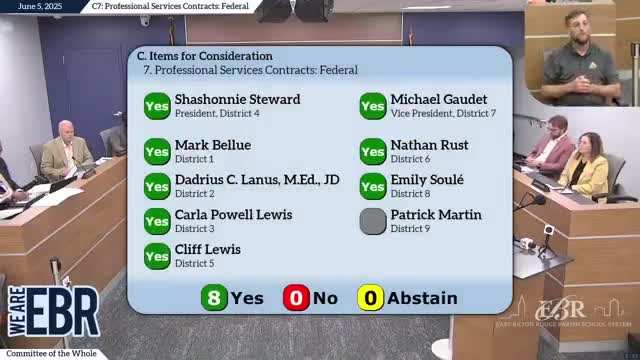 East Baton Rouge Parish School Board certifies special election results and tax renewals