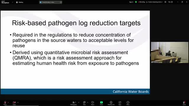 California State Board proposes new pathogen reduction regulations for water reuse