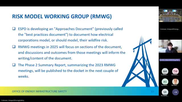 ESPD outlines 2024 safety culture assessments and wildfire risk modeling plans