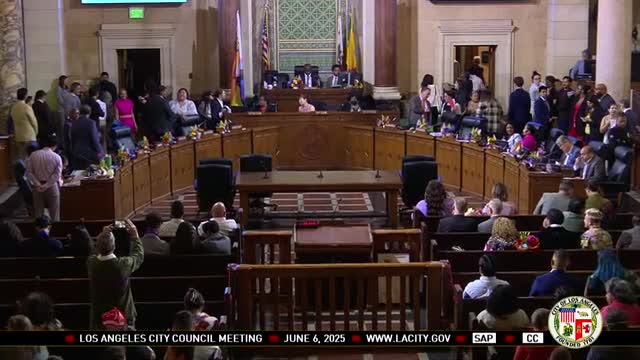 Los Angeles City Council approves major settlements and celebrates Pride Day 2025