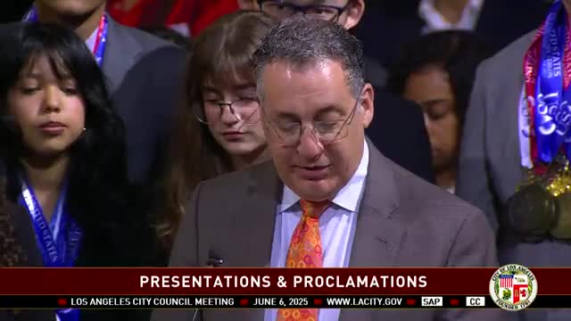 San Fernando Valley honors El Camino High School academic achievements
