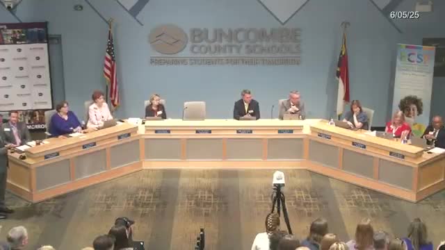 Buncombe County Board recognizes students, teachers and staff including bus driver of the year and state champions