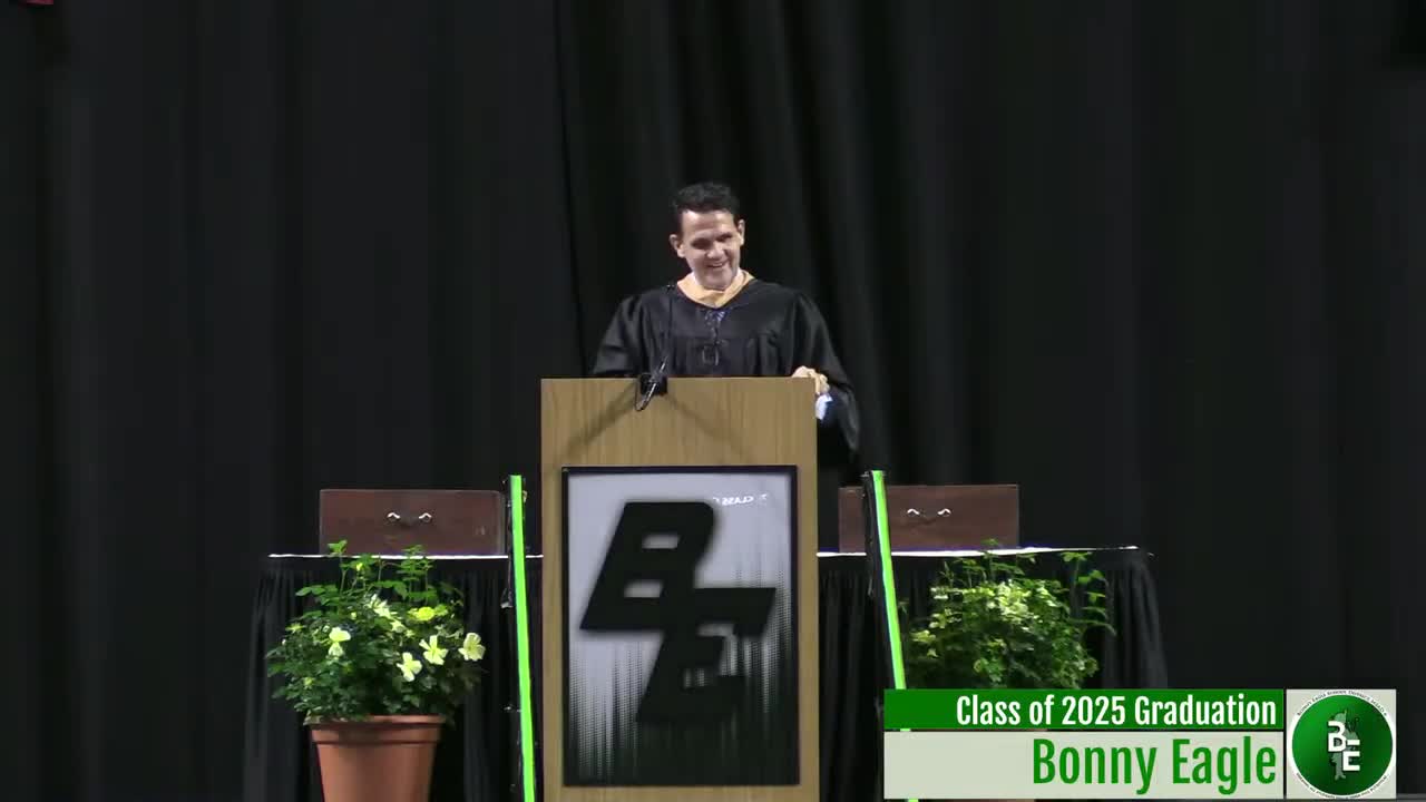 Mister Alonso inspires Bon Eagle High's class of 2025 with life lessons