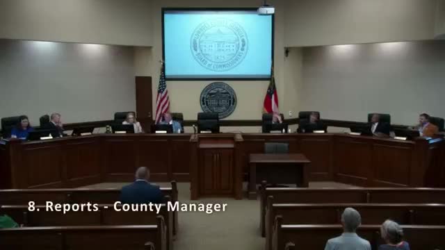 County manager updates commissioners on Vowdell Road work, FEMA recovery workshop, civic center roof plans and training