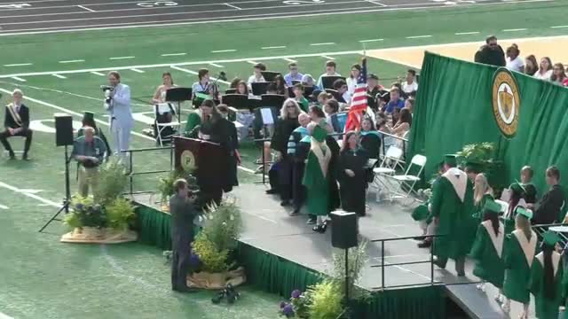 Graduation ceremony honors students and celebrates military enlistments at local high school