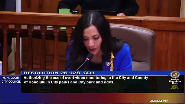 Council adopts overt video‑monitoring pilot with privacy guardrails after committee amendment