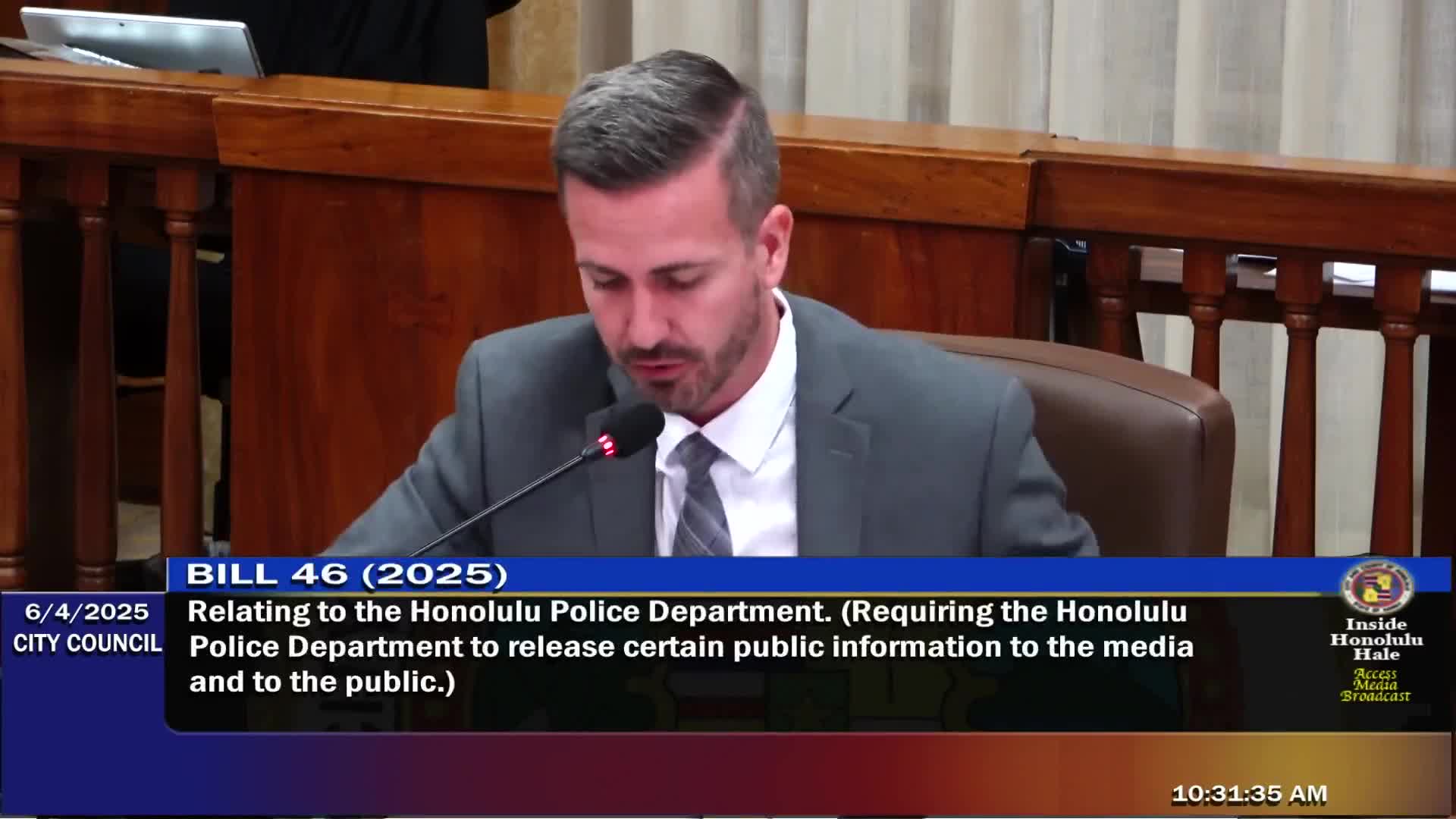 Council hears push for police-dispatch broadcasts as HPD and telecom experts warn of legal, safety limits