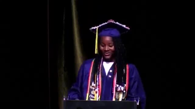 Class President celebrates graduation achievements and memories at senior ceremony