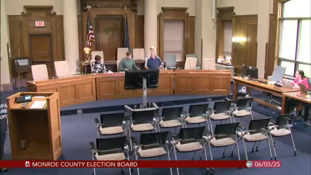 Self‑appointment letter read; board records short‑term Democratic appointee