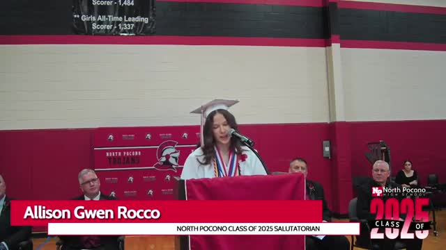 North Pocono High School honors class of 2025 with heartfelt graduation speeches