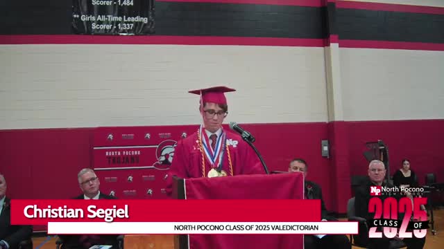 Superintendent Powell honors North Pocono class of 2025 at graduation ceremony