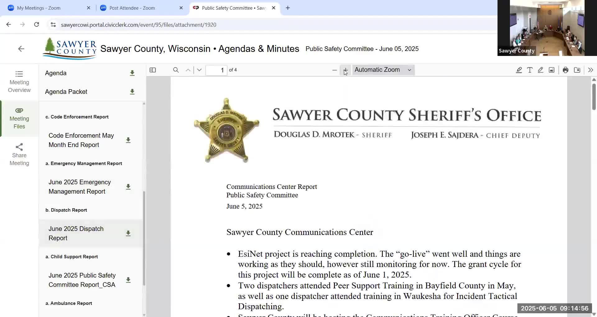 Dispatch reports 911 system upgrade; text-to-911 and training next steps