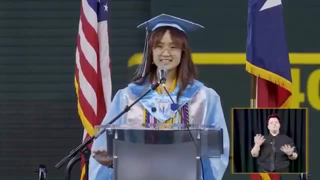 Valedictorians Audrey Cia and Bow Win inspire classmates at 2025 graduation ceremony