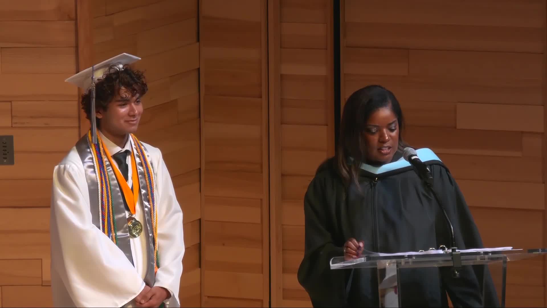 Joshua Torres delivers inspirational valedictory speech at Arlington College graduation