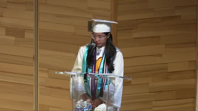 Graduating senior reflects on personal growth and challenges at Class of 2025 ceremony