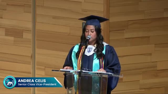 Superintendent Matt Smith celebrates Arlington Collegiate High School Class of 2025 graduation