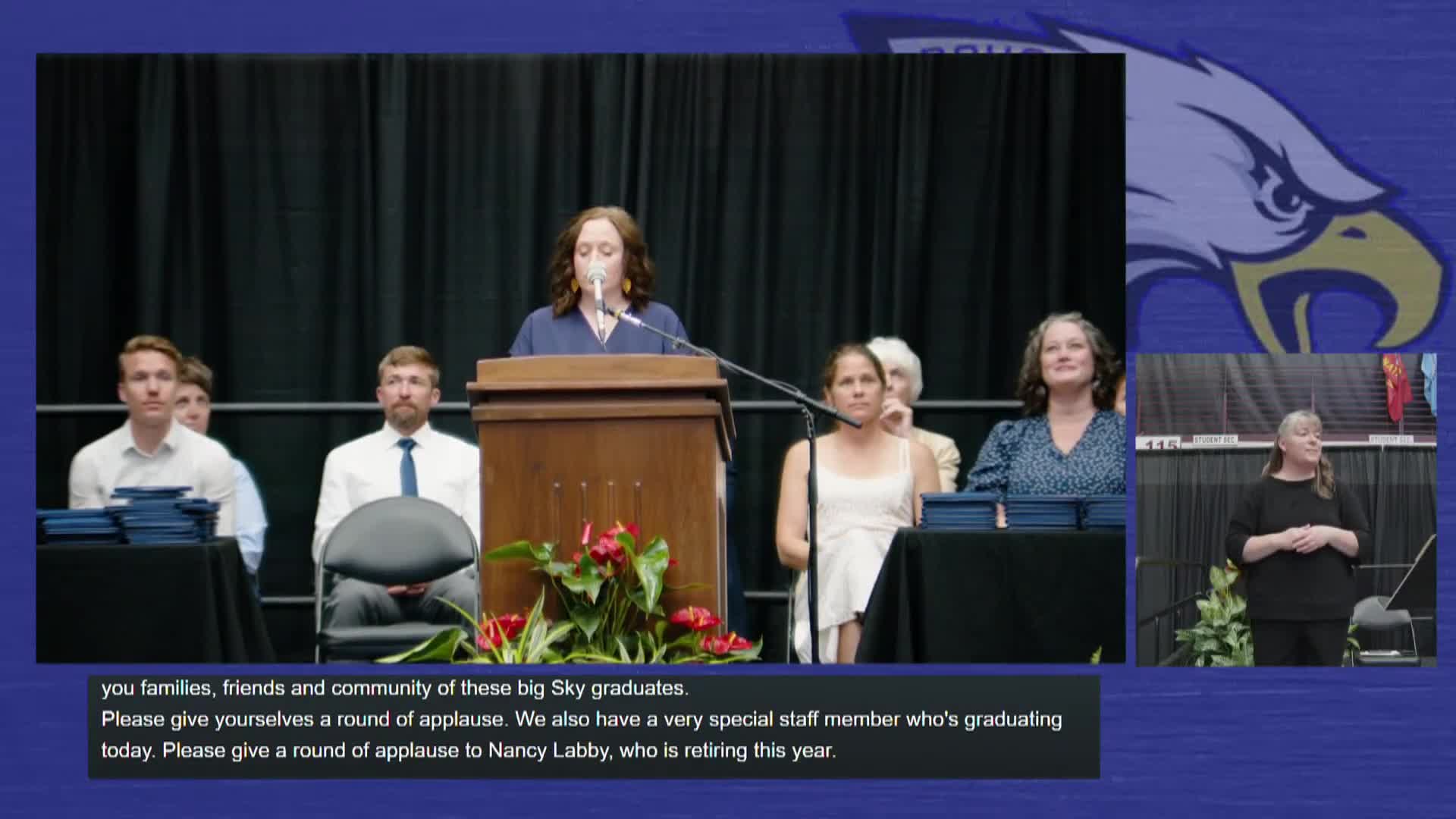 Zach Murphy inspires Big Sky High School class of 2025 at commencement ceremony