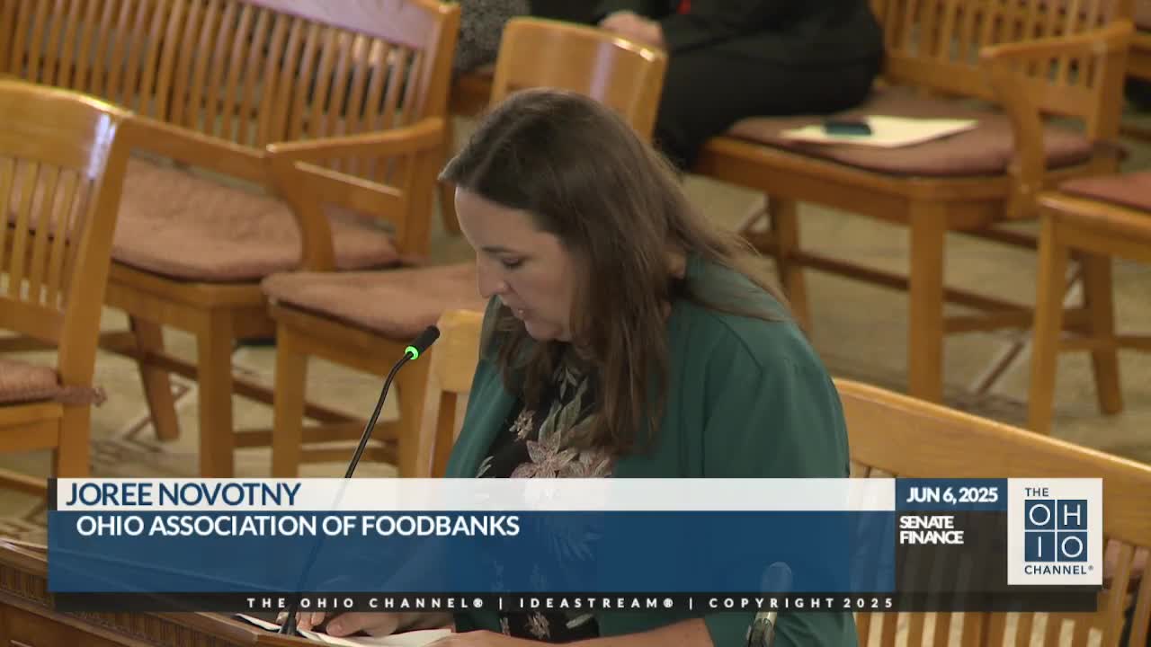 Ohio Senate Finance Committee receives testimonies on food insecurity and childcare support