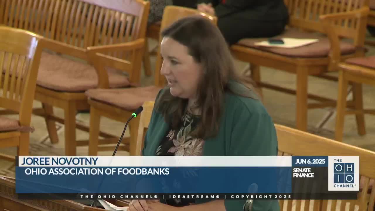 Ohio Senate secures $24.55M funding for statewide hunger relief system