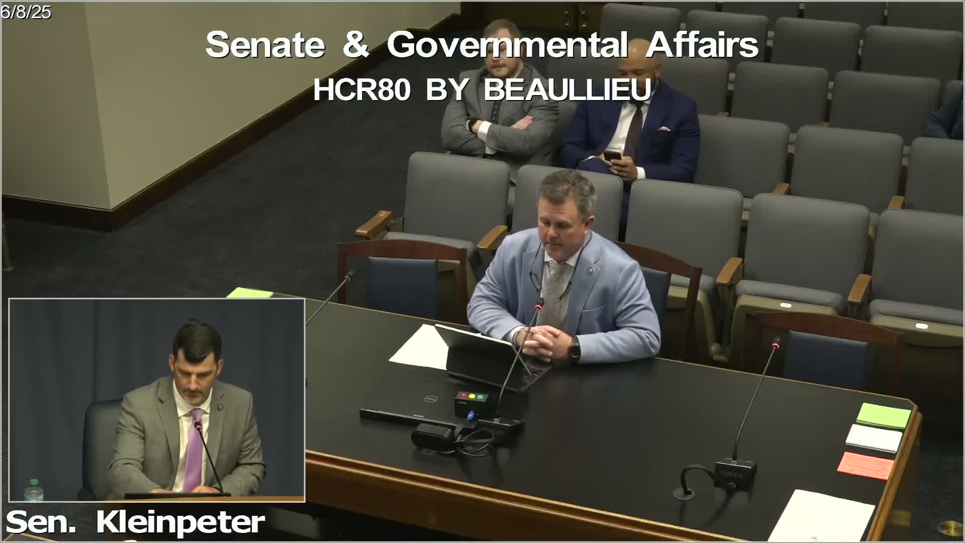 Senate committee advances HCR 80 to clarify 48‑hour notice for appropriation votes