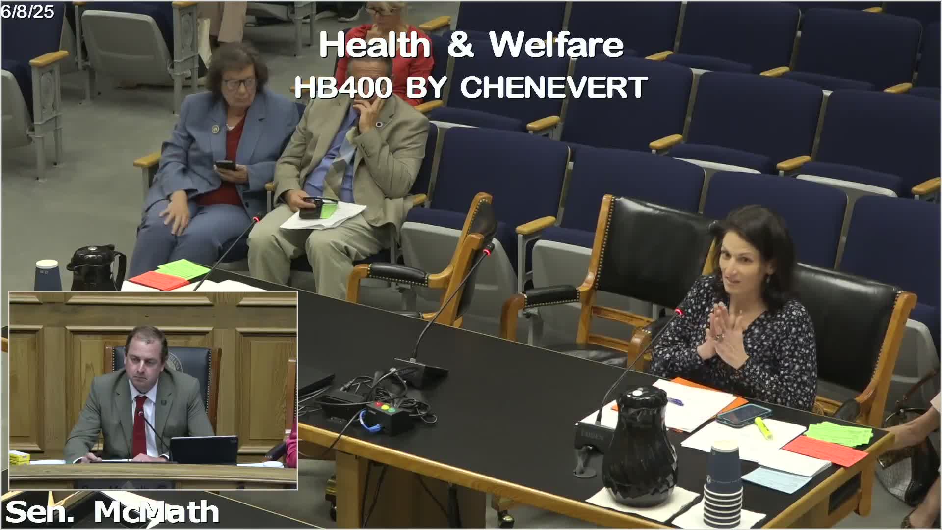 Representative Horton discusses HIPAA limits on parents' access to child health records