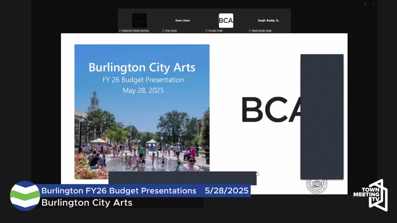 Burlington City Arts trims staff and festivals as FY26 budget cuts reduce events funding