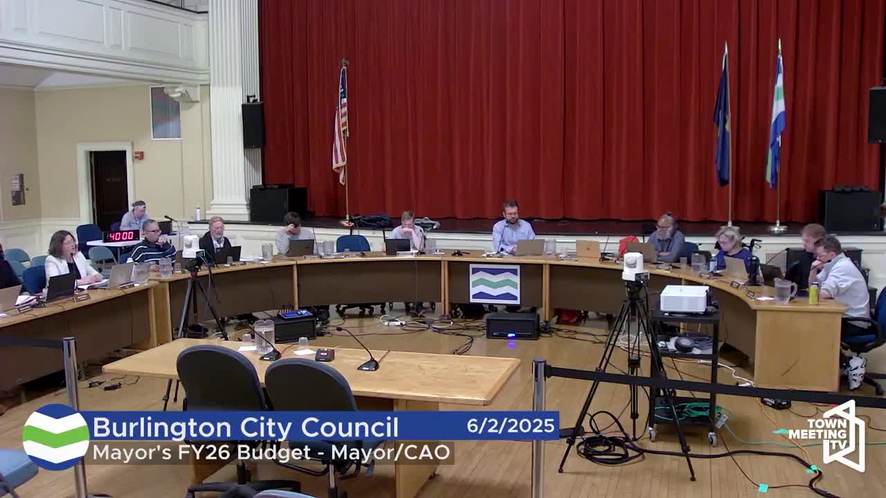 Mayor presents FY26 budget that trims positions, promises modest municipal tax change and aims to close structural gap