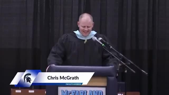 Educator urges Class of 2025 to embrace humanity amid global challenges