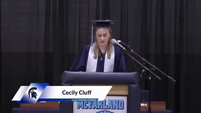 Student expresses gratitude towards teachers during poignant graduation speech