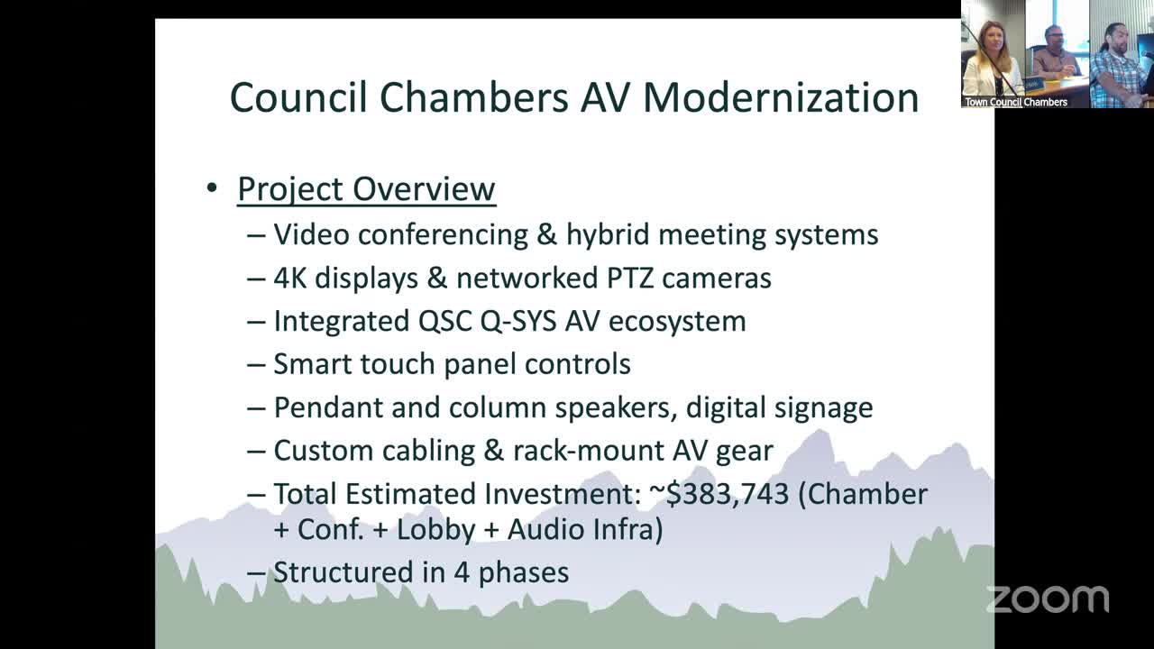 City proposes $60K technology overhaul for improved video conferencing and meeting experience