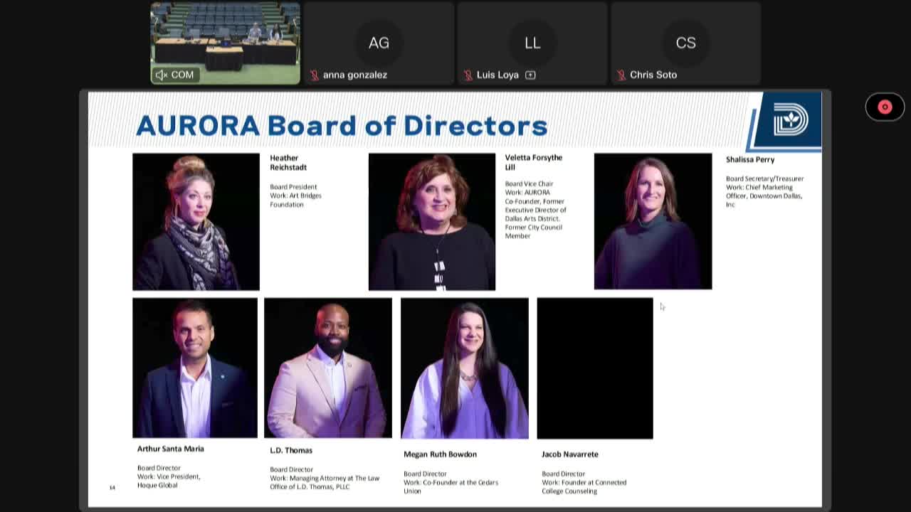 Dallas Aurora seeks stronger partnerships for growth and tourism impact