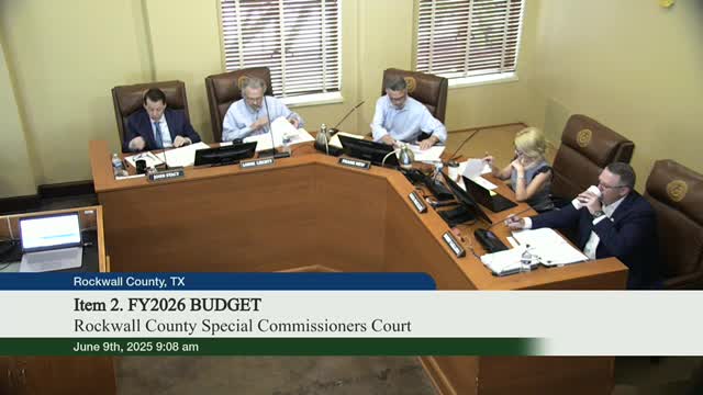 Rockwall County committee reviews sheriff's overtime budget amid staffing challenges