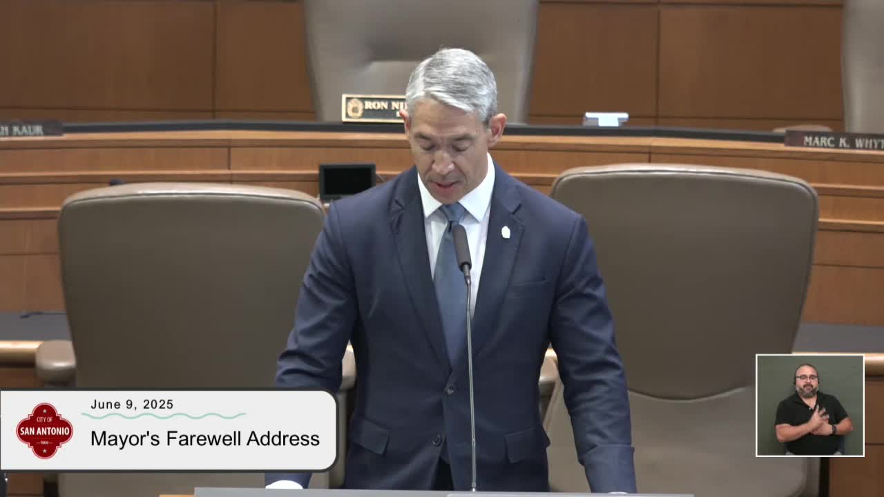 Mayor honors San Antonio's progress in affordable housing and economic growth