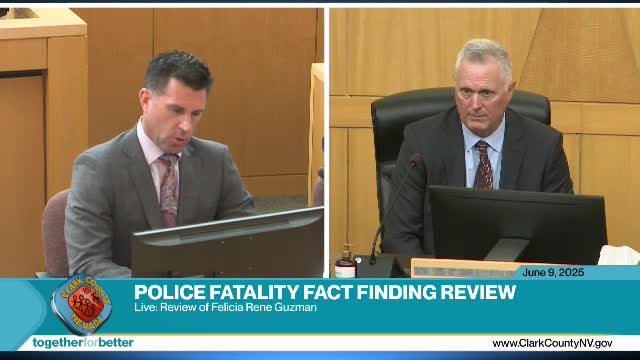 Clark County review discusses toxicology findings in Felicia Guzman's death case